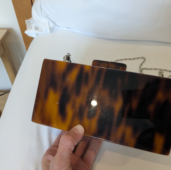 Sea Lily Tortoiseshell Clutch Bag - Picture 9 of 9